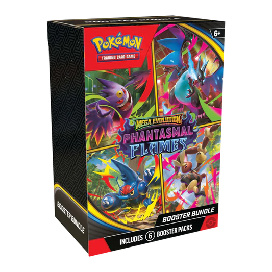 Pokemon Mega Evolution Phantasmal Flames Booster Bundle [6 Packs]